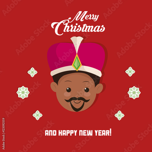 magi with biblical christmas related icons image vector illustration design 