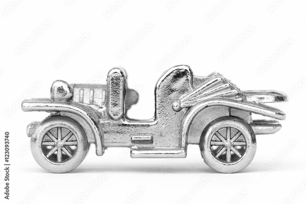 Metal model of the ancient car Stock Photo | Adobe Stock