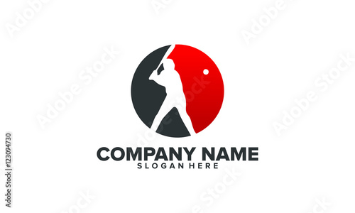 Softball, baseball logo vector illustration