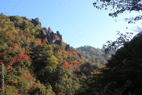 The mountain which turns red