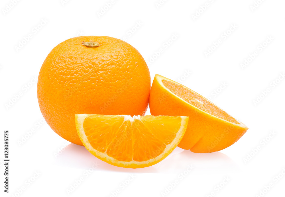 Orange fruit isolate on white background Orange fruit isolate on white background