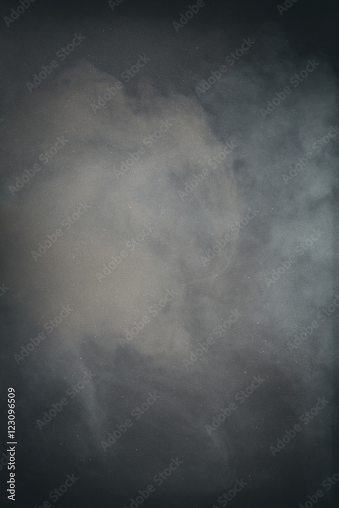 Smoke on black background