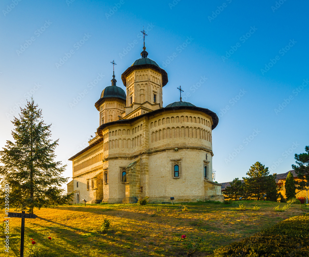Cetatuia monastery at the sunset light, Iasi, Moldavia, Romania Cetatuia monastery at the sunset light, Iasi, Moldavia, Romania