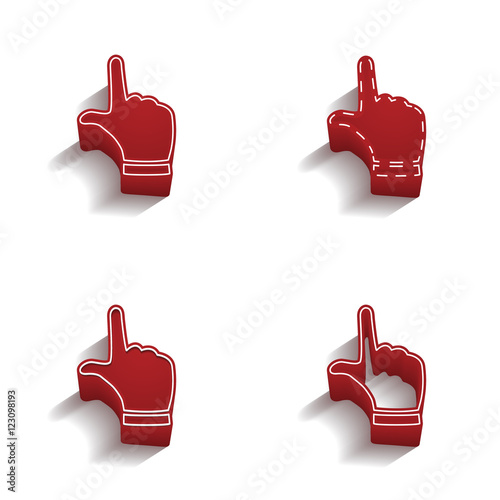 ikona 3D z obrysem zestaw