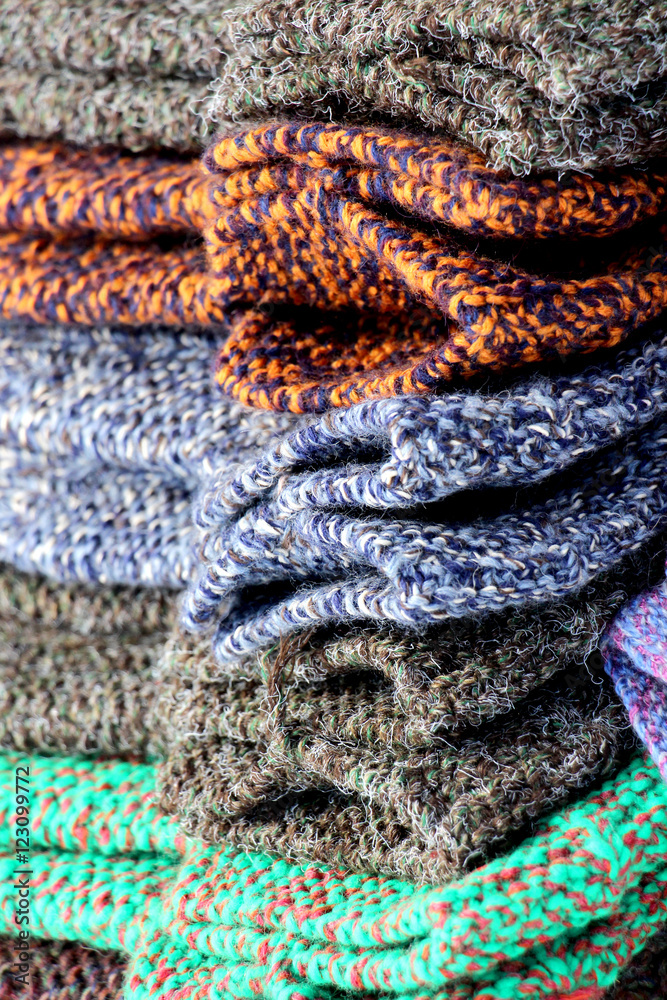 handmade knitted wool socks for sale
