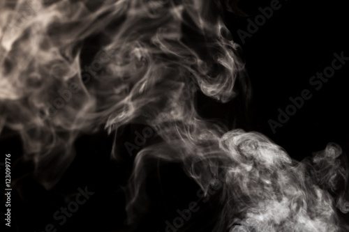 Fototapeta Naklejka Na Ścianę i Meble -  Abstract smoke on black background
