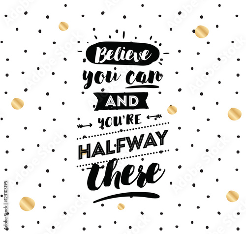 Typography for poster, invitation, greeting card or t-shirt.