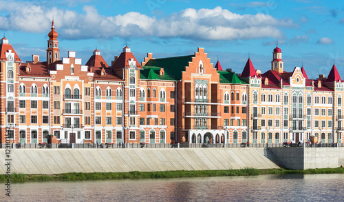 Yoshkar-Ola city The Embankment Bruges. Russia 