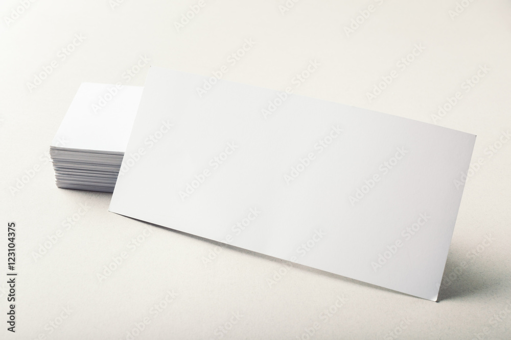 blank business cards on grey background blank business cards on grey background