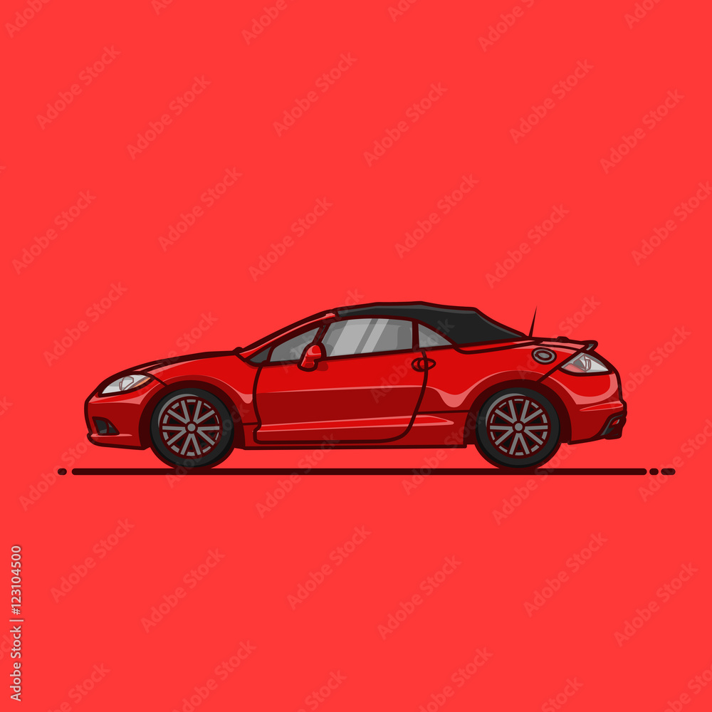 Obraz premium Mitsubishi Eclipse Spyder