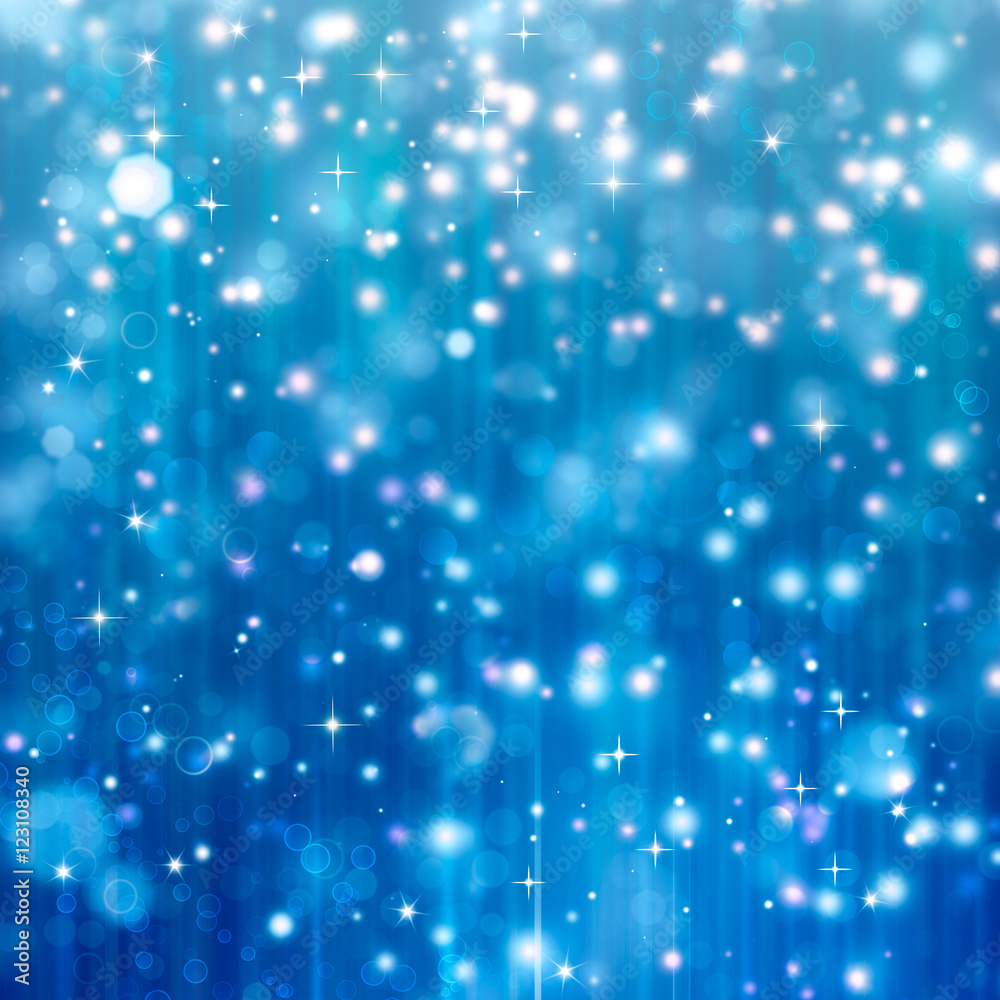Fototapeta premium beautiful blue Christmas background