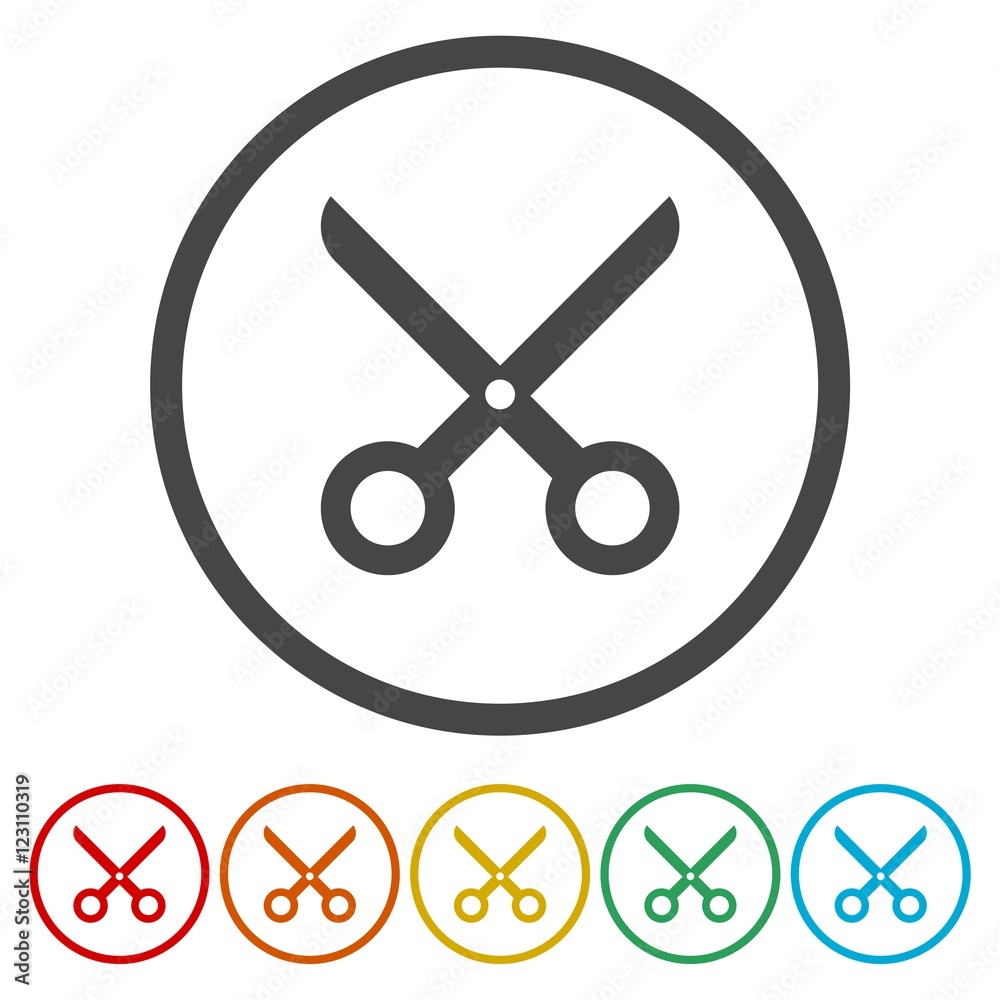 Cut, scissors, clipboard or fashion icon Cut, scissors, clipboard or fashion icon