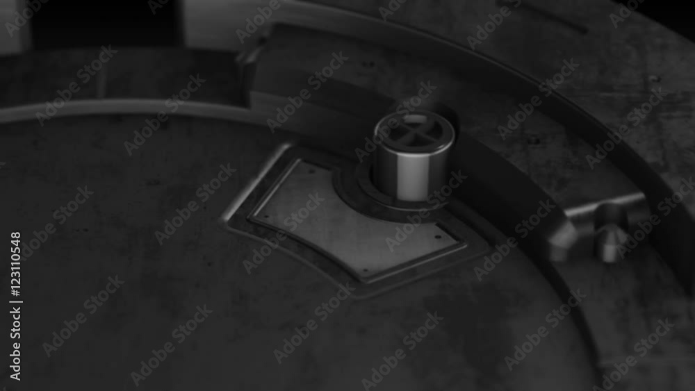 3D Circular Sci-fi Tech  Looping Animation Background