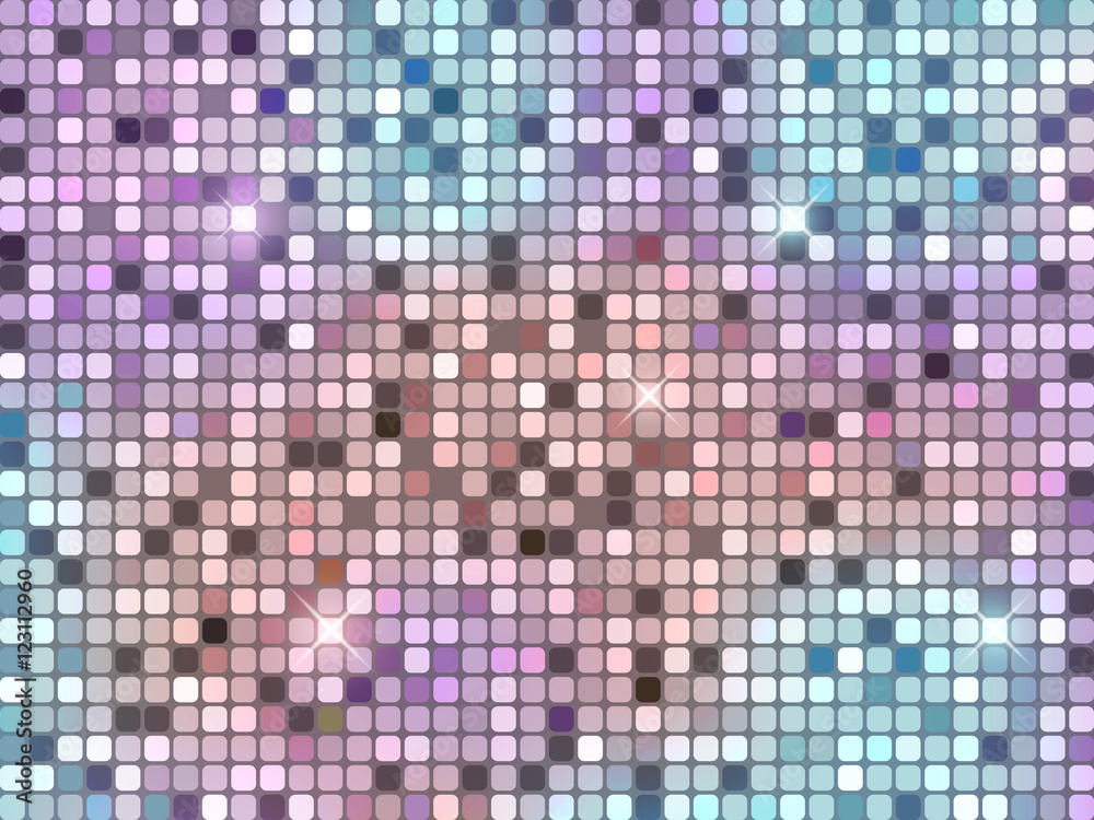 Fototapeta premium Mosaic shiny background.