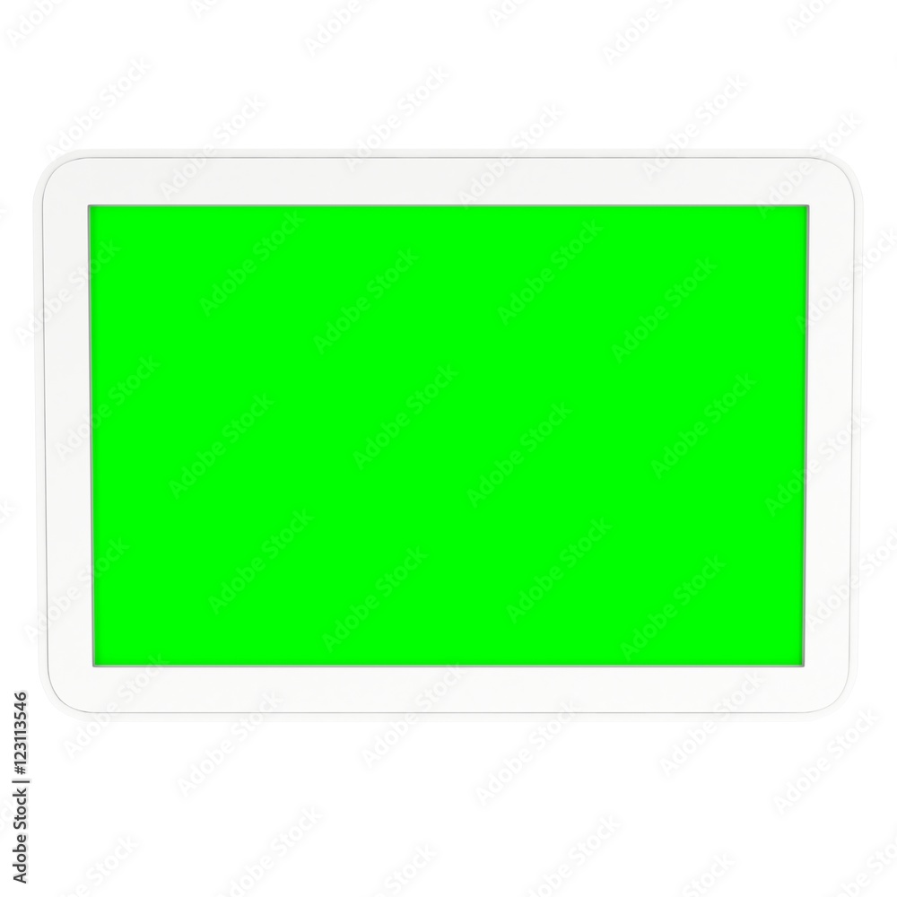 Tablet pc computer with green screen chroma key Tablet pc computer with green screen chroma key