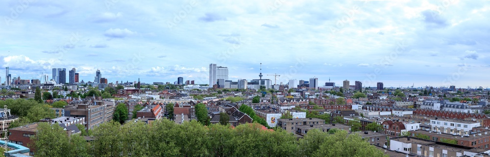 Rotterdam central area skyline