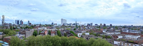Rotterdam central area skyline