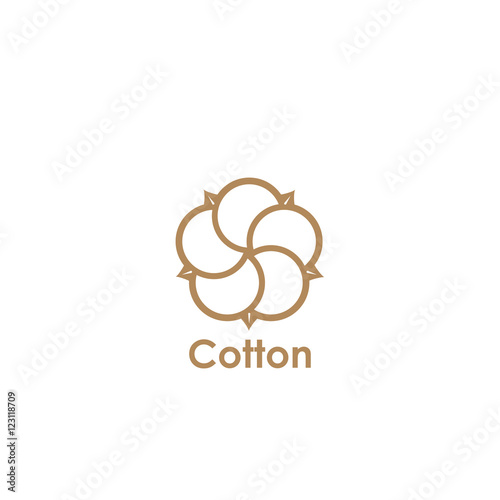 Cotton flower symbol