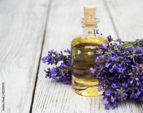 Lavender and massage oil