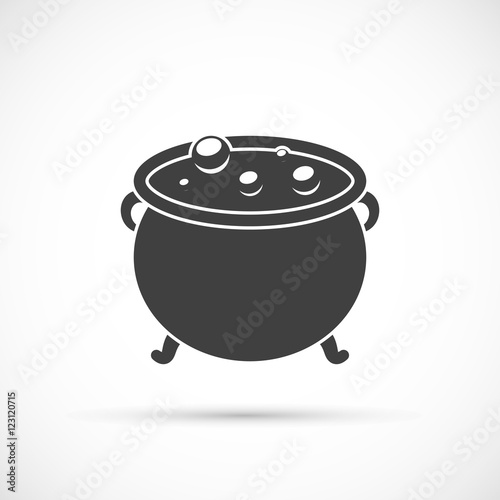Witch cauldron icon