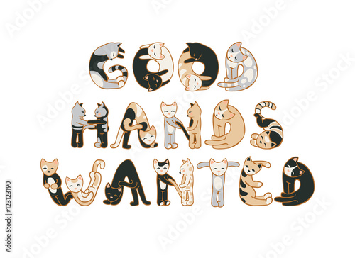 Good hands wanted. Animal shelter ad