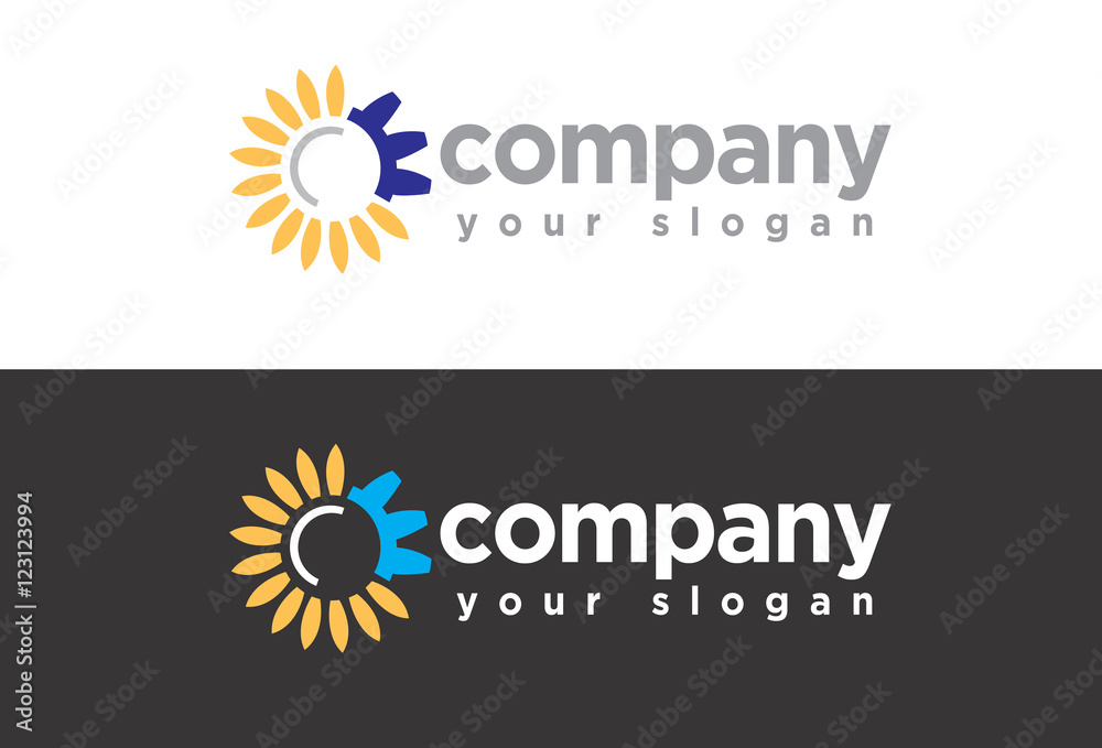 Fototapeta premium Vector design. Abstract flow logo template. symbol, technology icon, thin line logo. Company logo. Logo design. Vector logo element. Web logo