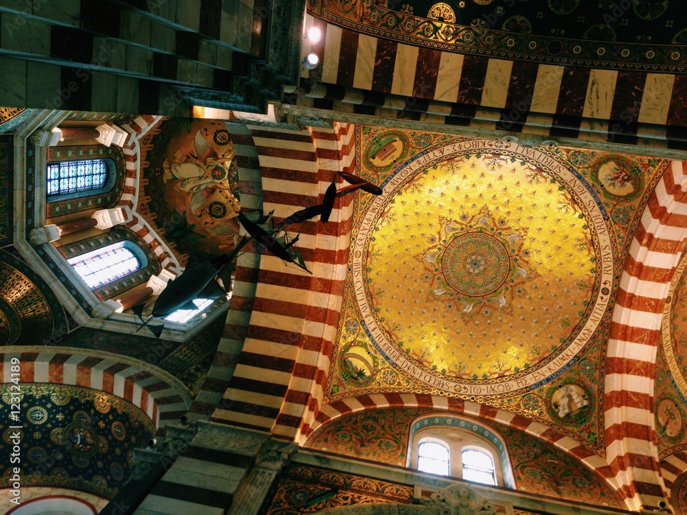 Obraz premium basilique notre dame de la garde, marseille
