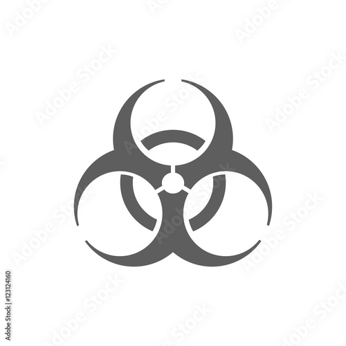 Biohazard icon illustration