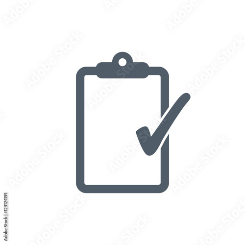 Clipboard icon illustration