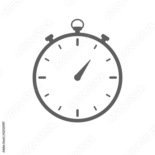 Stopwatch icon illustration
