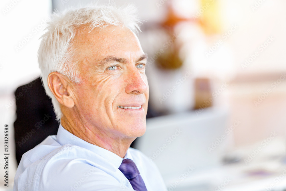 Businessman at the office Businessman at the office