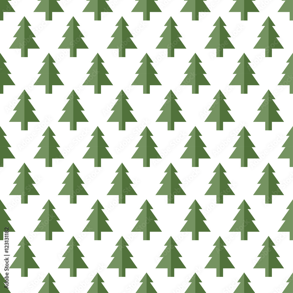 Seamless pattern Christmas trees for new year greeting card/wallpaper background. Vector Illustration. Seamless pattern Christmas trees for new year greeting card/wallpaper background. Vector Illustration.
