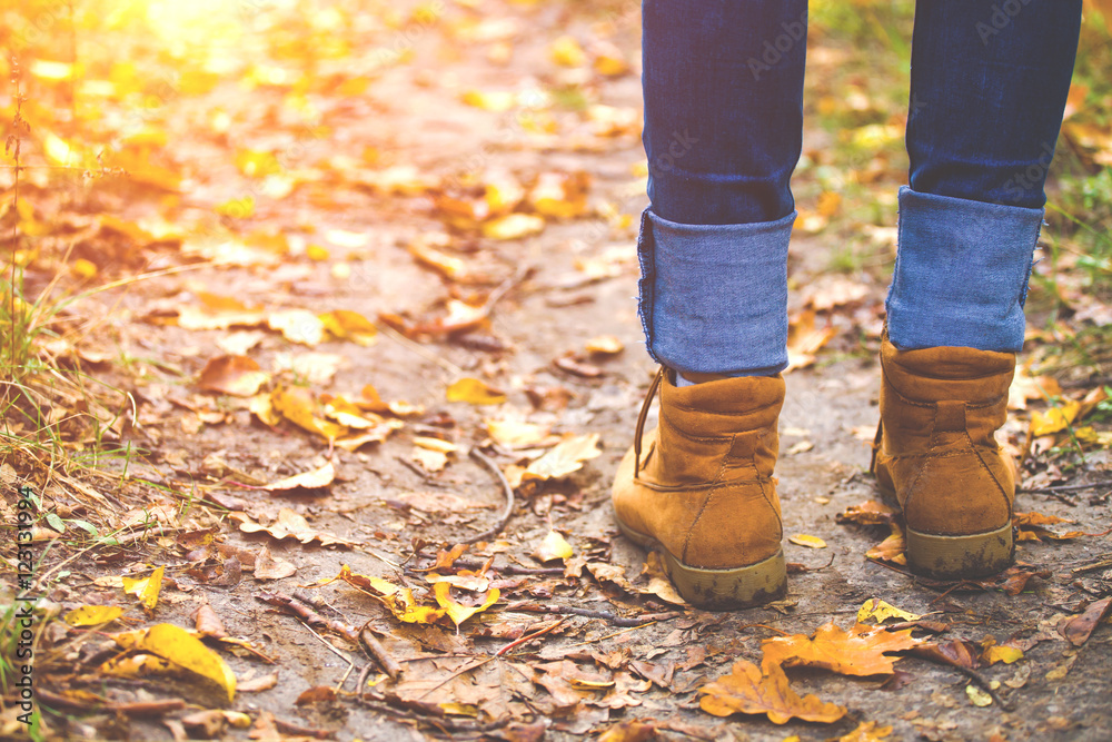 Dirty leather boots. Dirty leather boots.
