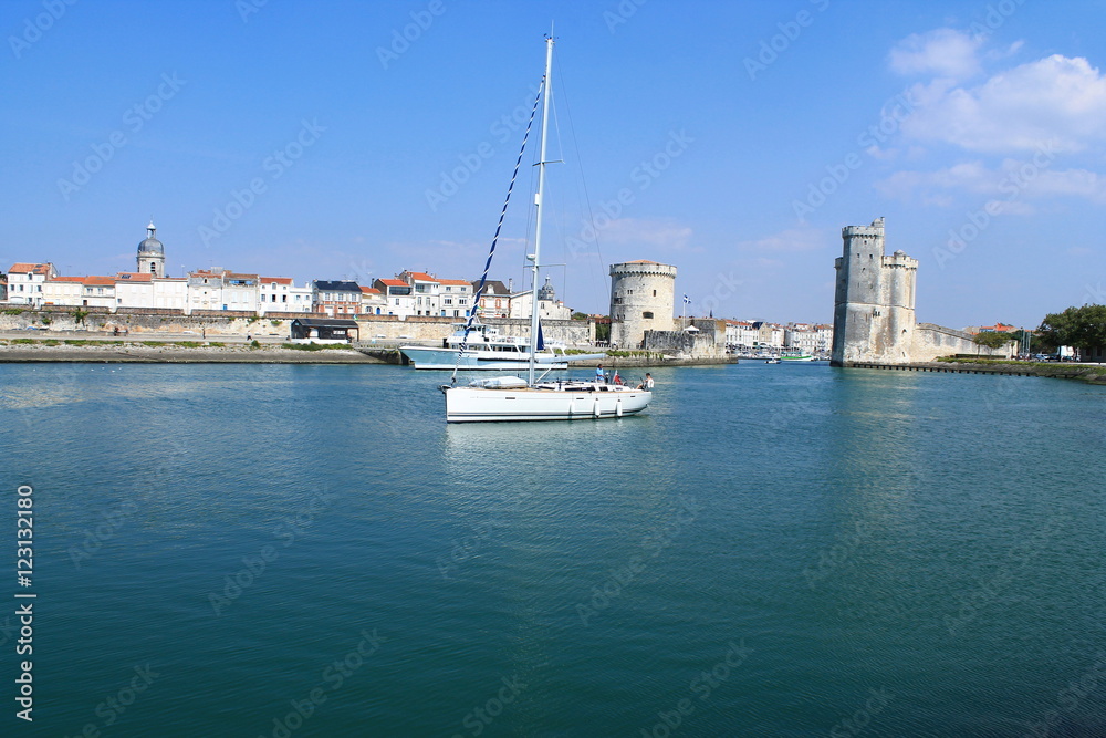 La Rochelle, the French city and seaport located on the Bay of Biscay, a part of the Atlantic Ocean