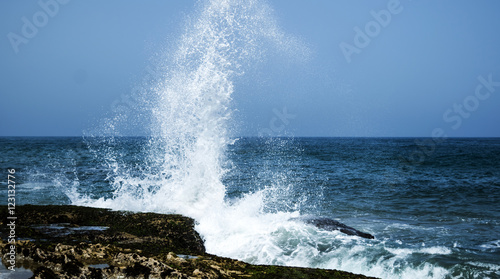 Affacciati all'oceano Atlantico, lungo la costa vicino Rabat photo