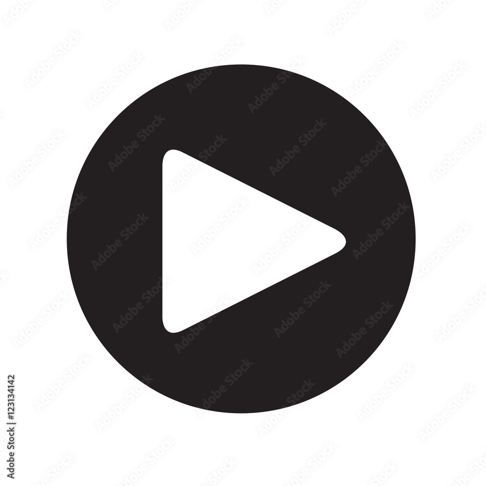 play button icon illustration design play button icon illustration design