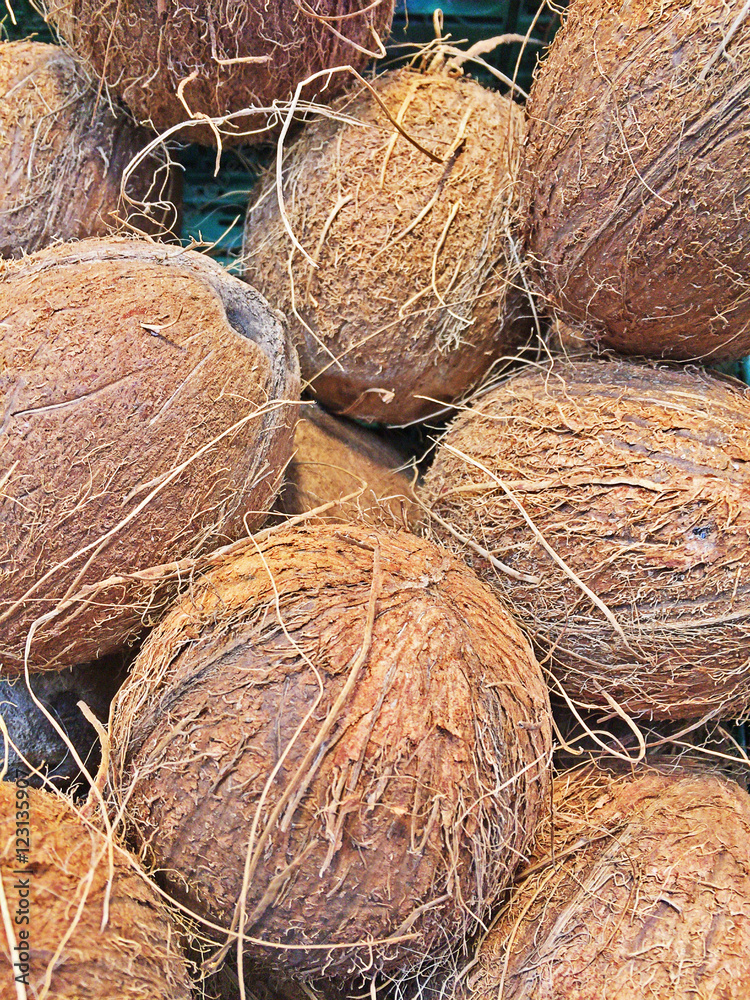 A box of coconuts A box of coconuts
