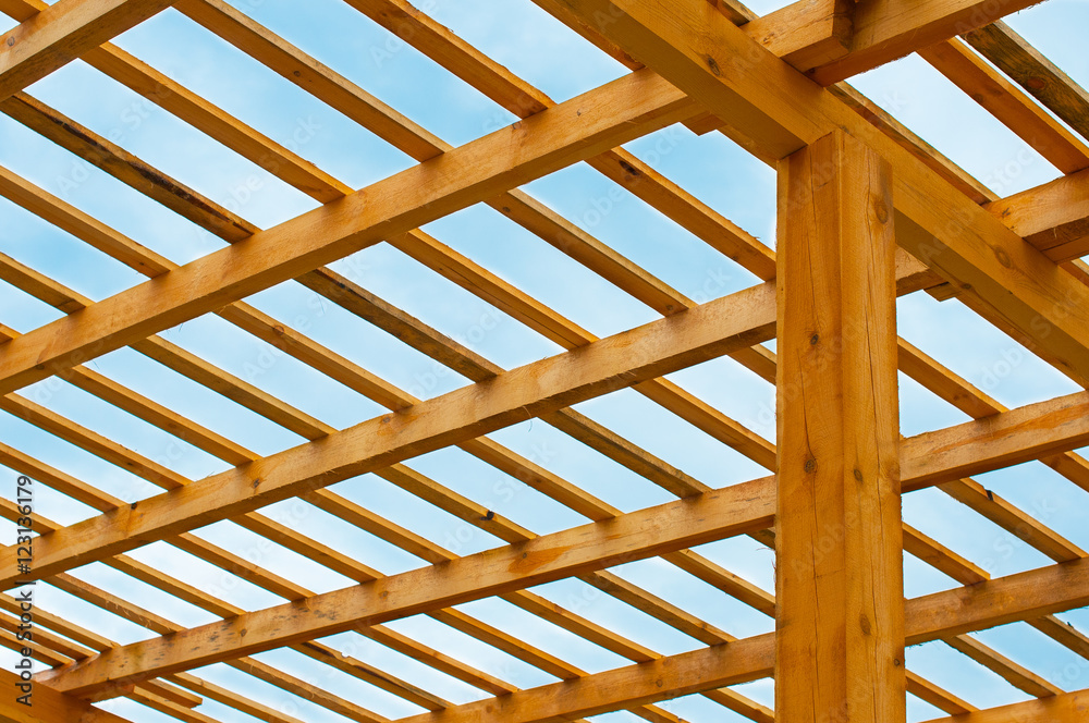 Roofing Construction. Wooden Roof Frame House Construction Roofing Construction. Wooden Roof Frame House Construction