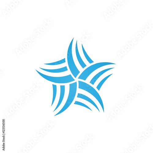 Abstract star logo. best Abstract business logo design 