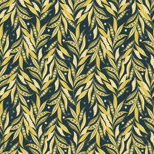 Floral pattern. Vector Seamless Illustration in vintage style