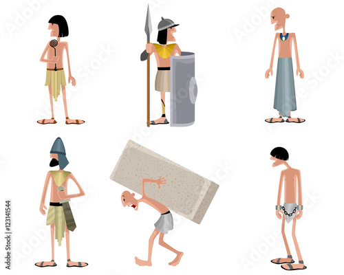 Six egyptians set