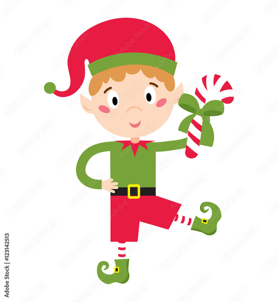 Elf helper vector illustration Elf helper vector illustration