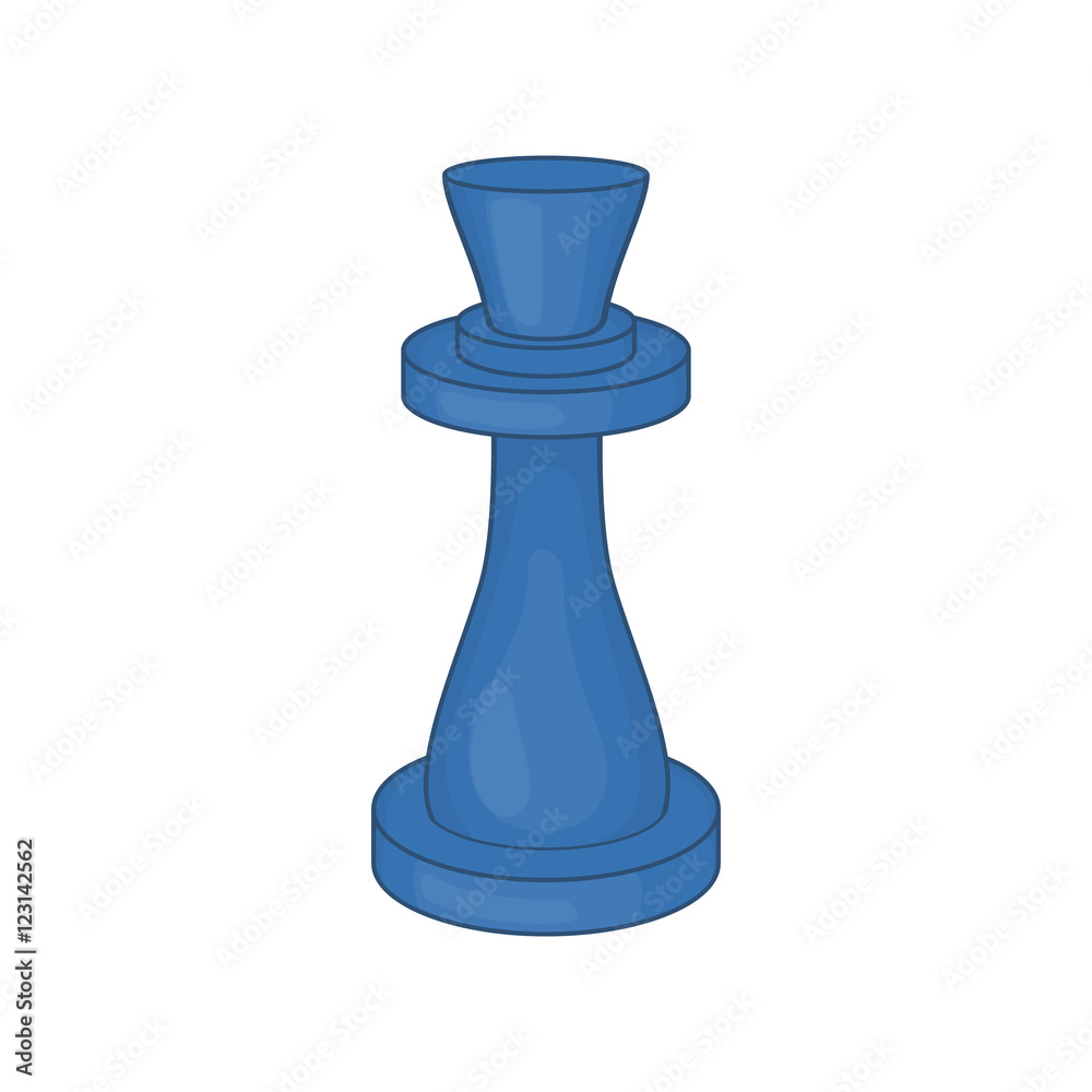 Chess queen icon. Cartoon illustration of chess vector icon for web design Chess queen icon. Cartoon illustration of chess vector icon for web design