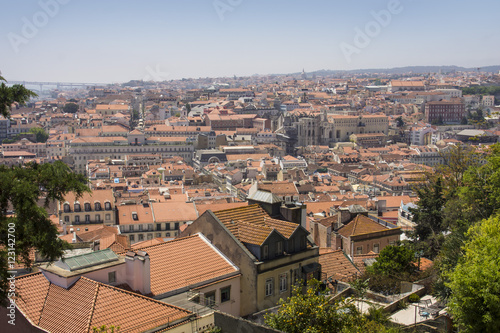 Panoramic view of Lisbon, Portugal, Europe