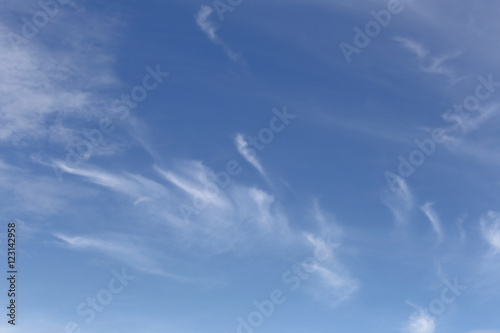 Cloud on blue sky in the daytime of Bright weather.