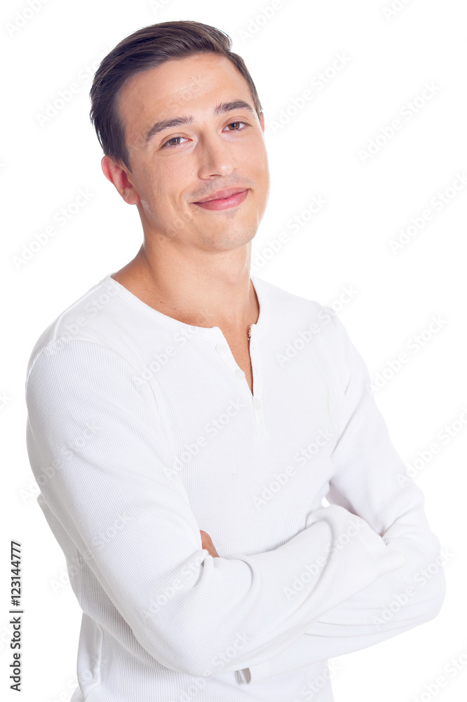 man in a casual style posing man in a casual style posing