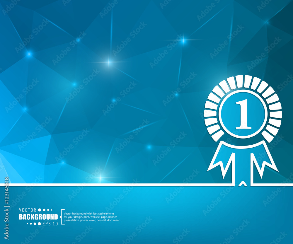 Obraz premium Abstract creative concept vector background. For web and mobile applications, illustration template design, business infographic, brochure, banner, presentation, poster, cover, booklet, document