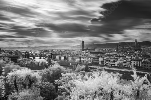 Vista di Firenze da Piazzale Michelangelo in Infrarosso