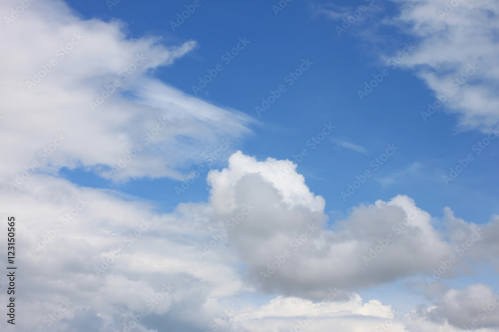 Cloud on blue sky in the daytime of Bright weather. Cloud on blue sky in the daytime of Bright weather.