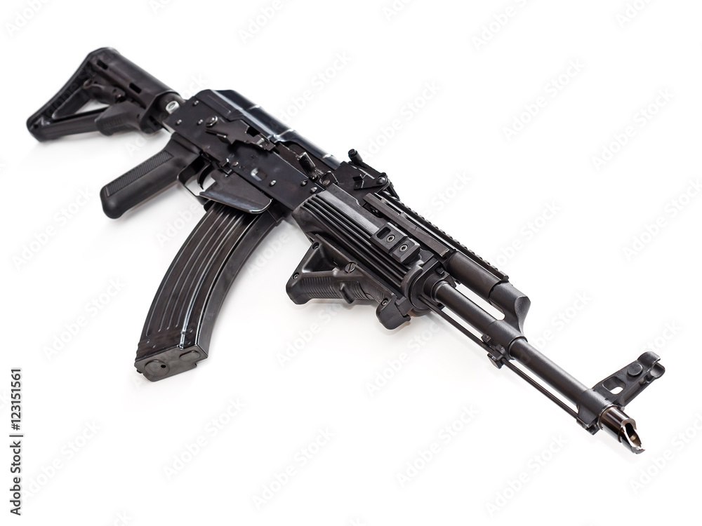 Tactical custom built AK-47 rifle